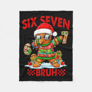 Cobertor De Velo 67 Natal 6 7 Meme Homem de Biscoito Xmas Pijamas