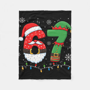 Cobertor De Velo 67 Natal 6 7 Meme Pijamas Feriado Geração Alpha Sl