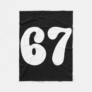 Cobertor De Velo 67 Número Seis Sete Piada Meme Gíria Adolescentes 