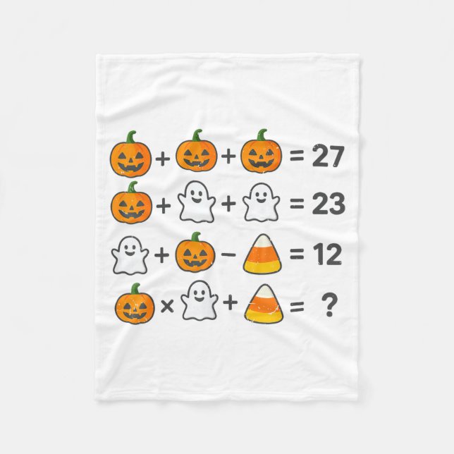 Cobertor De Velo 67 Order Operations Math Teacher Halloween Costume (Frente)