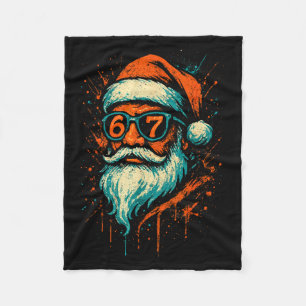 Cobertor De Velo 67 Papai Noel Rosto Natal 6 7 Meme Seis Sete Adole