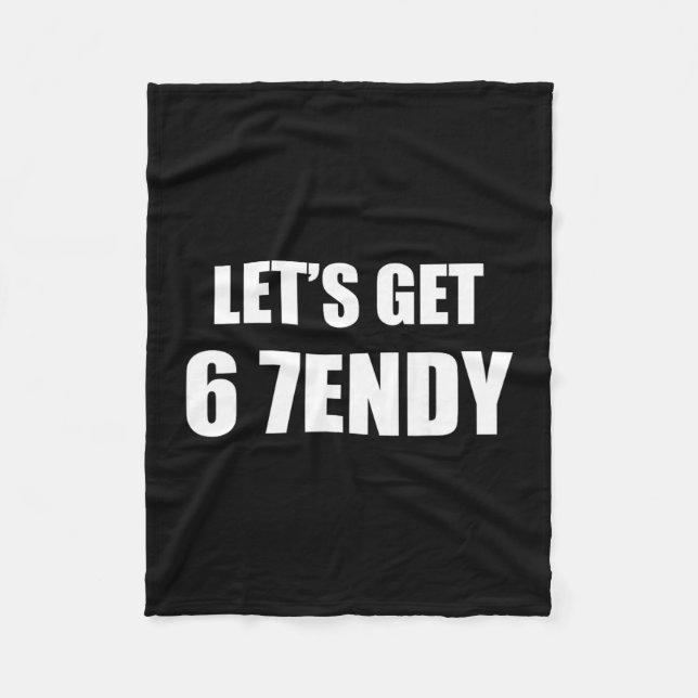 Cobertor De Velo 67 Seis Sendy 6 7endy Vamos Get Sendy 67 Meme (Frente)