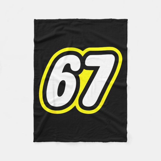 Cobertor De Velo 67 Six Seven 6 7 Boys Girls Kids Teens Tee  (Frente)