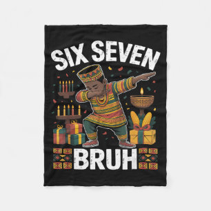 Cobertor De Velo 67 Six Seven Bruh Kwanzaa Dabbing 6 7 Meme Engraça