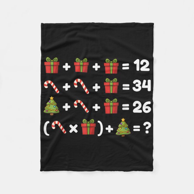 Cobertor De Velo 67 Six Seven Meme Math Christmas Equation Logic Pu (Frente)