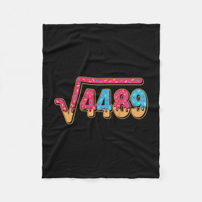 Cobertor De Velo 67 Sorvete Drip Meme Professor de Matemática Escol (Frente)