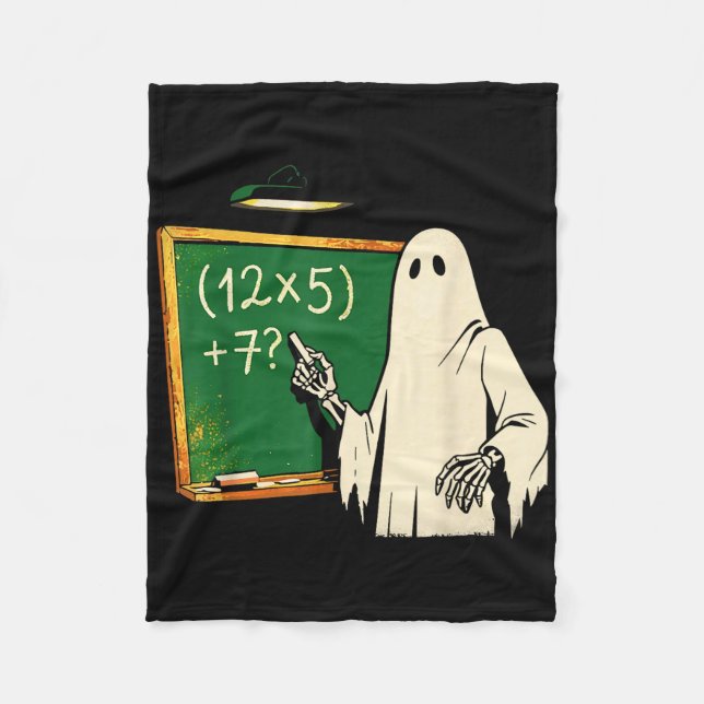 Cobertor De Velo 67 Teacher Halloween Ghost Six Seven Meme Brainrot (Frente)