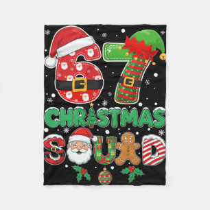 Cobertor De Velo 6-7 Esquadrão de Natal Divertido 67 Seis Sete Meme