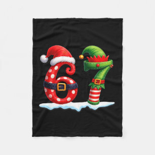Cobertor De Velo 6-7 Esquadrão de Natal Engraçado 67 Seis Sete Meme