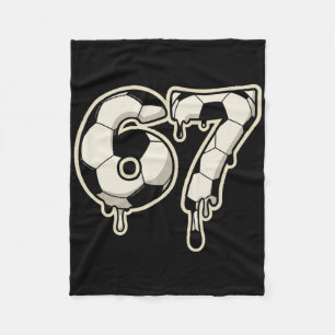 Cobertor De Velo 6 7 Futebol Ll Drip Gráfico Seis Sete Meme