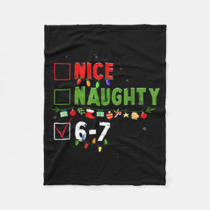 Cobertor De Velo 6-7 Meme Legal Travesso 67 Natal Rotação Cerebral 