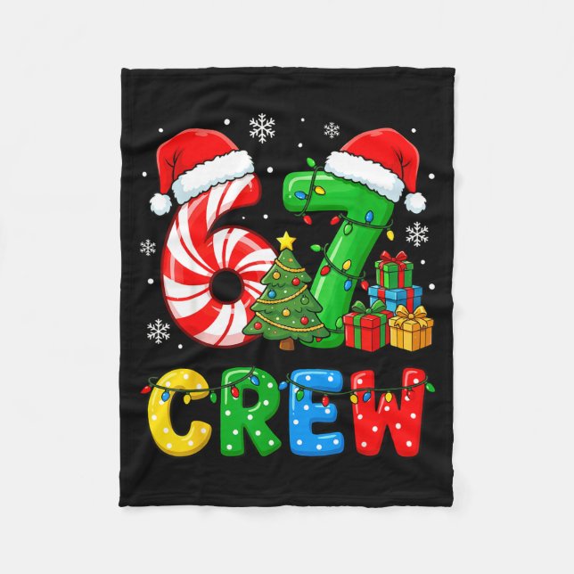 Cobertor De Velo 6 7 Pajamas Six Seven Matching Ugly Christmas 67 F (Frente)