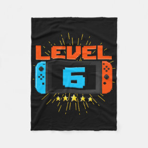 Cobertor De Velo 6 Birthday Boy Level 6 Unlocked Video Game 6 Yea