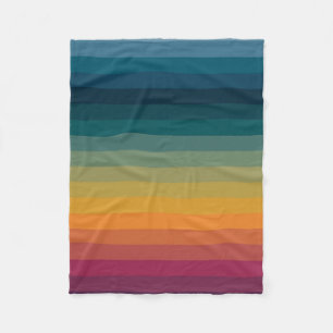 Cobertor De Velo 70s com faixas retrorreflectoras coloridas