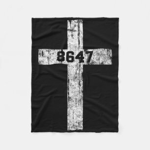 Cobertor De Velo 8647 Anti Trump Cruz Cristão Jesus 86 47 Retro 