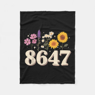 Cobertor De Velo 8647, Anti Trump, Feminista Floral, Sutil, R Human