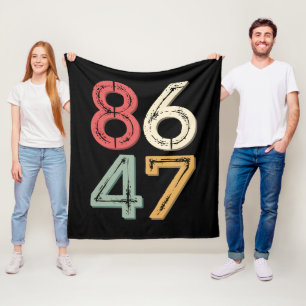 Cobertor De Velo 86 47 Anti Trump Estilo Retro Vintage Anos 80