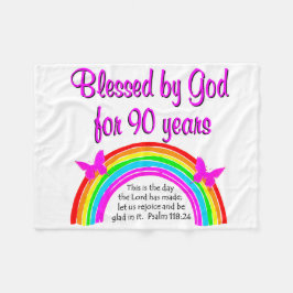 COBERTOR DE VELO 90 BIRTHDAY BLESSING