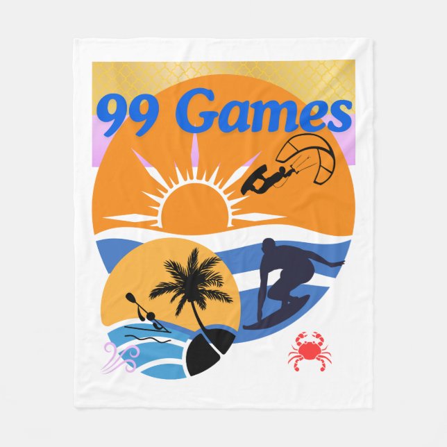 Cobertor De Velo 99 Jogos Do Verão (Frente)