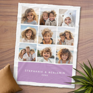 Cobertor De Velo 9 Mínimo de Colagem de Fotografias - Caixa Orquí