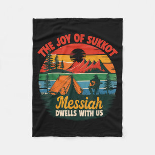 Cobertor De Velo A Alegria do Sukkot Messias Mora Conosco Ho Ho Jud