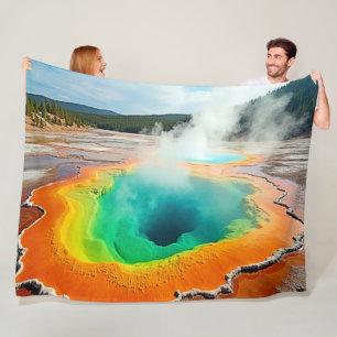 Cobertor De Velo A Arte Quente Colorida da Natureza