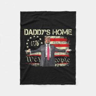 Cobertor De Velo A Bandeira Americana Trump 2024 Daddys Casa Nós