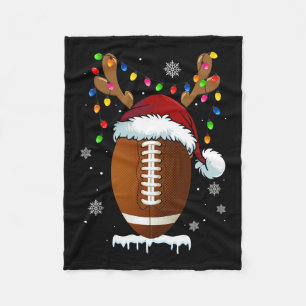 Cobertor De Velo A Bola de Futebol de Natal Xmas Luz Homens Engraça