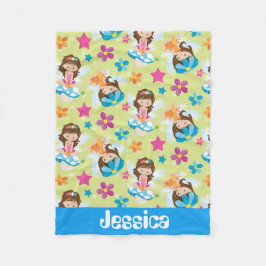 Cobertor De Velo A cobertura feericamente das meninas da fantasia