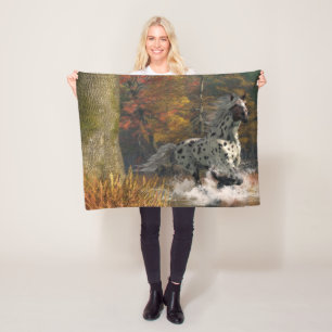 Cobertor De Velo A cobertura selvagem do Appaloosa