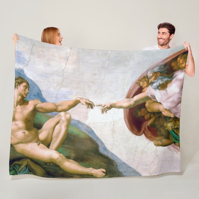 Cobertor De Velo A Criação de Adão, Michelangelo (In Situ)
