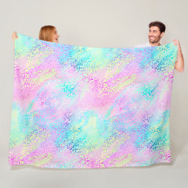 Cobertor De Velo A Design 10 da Série Leopardo Iridescente