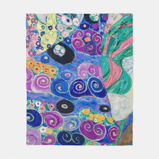 Cobertor De Velo A donzela de Gustav Klimt (Frente)