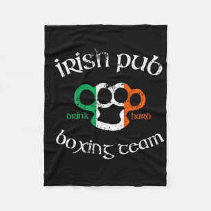 Cobertor De Velo A Equipe de Boxing do Duro Pub Irlandês Enfrentou 