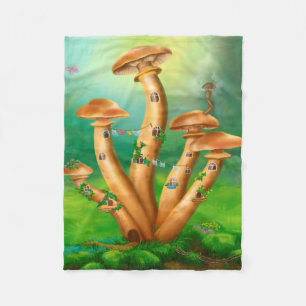 Cobertor De Velo A fantasia cresce rapidamente agarics do mel a