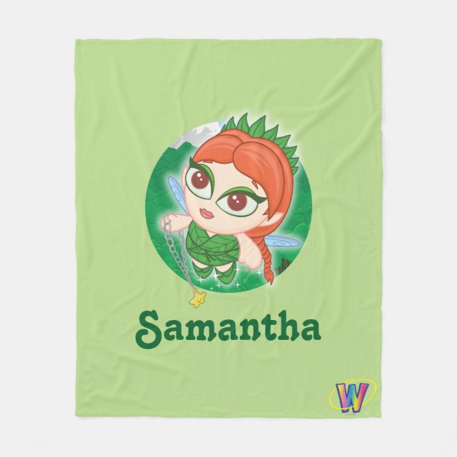 Cobertor De Velo A floresta mágica de Alyssa (Frente)