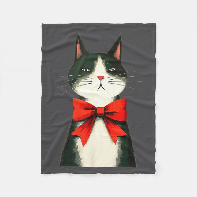 Cobertor De Velo A Frumpy Holiday Cat Fun Design  (Frente)