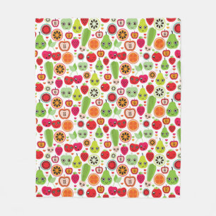 Cobertor De Velo a fruta caçoa a maçã da ilustração