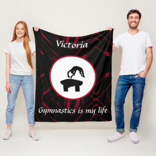 Cobertor De Velo A ginástica é a minha vida - Cofre de Ginastas P