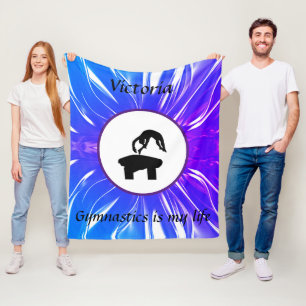 Cobertor De Velo A ginástica é a minha vida - Cofre de Gymnast Pers