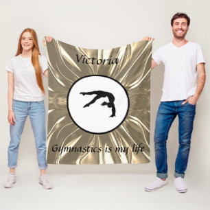 Cobertor De Velo A ginástica é a minha vida - Tumble de ginastas pe