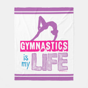 Cobertor De Velo A ginástica é minha vida