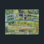 Cobertor De Velo A lagoa do Água-Lírio por belas artes de Monet<br><div class="desc">A lagoa do Água-Lírio com passadiço japonês,  pintura a óleo popular pelo artista impressionista francês Claude Monet - Giverny,  France 1899.  Cobertura customizável do velo das belas artes.</div>