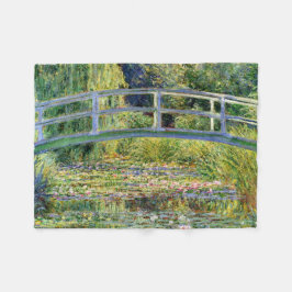Cobertor De Velo A lagoa do Água-Lírio por belas artes de Monet