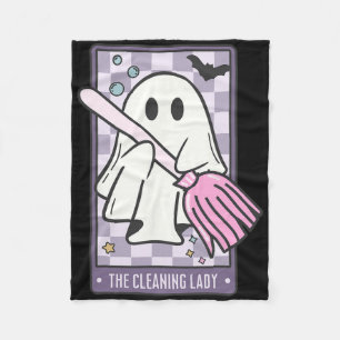 Cobertor De Velo A Limpeza Lady Tarot Card Halloween