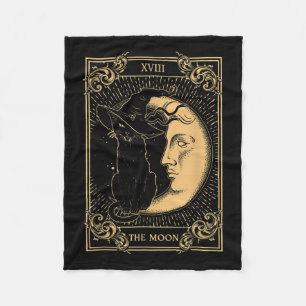 Cobertor De Velo A Lua Tarot Xvii Inspirou A Bruxa Negra Hat