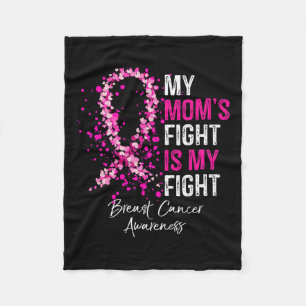 Cobertor De Velo A Luta Da Mamãe É Minha Luta Conscientização Do Ca