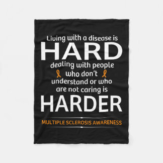 Cobertor De Velo A Luta Pela Consciência Da Esclerose É O Duro, Sra