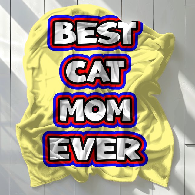 Cobertor De Velo A Melhor Gato Mãe De Típica (Criador carregado)