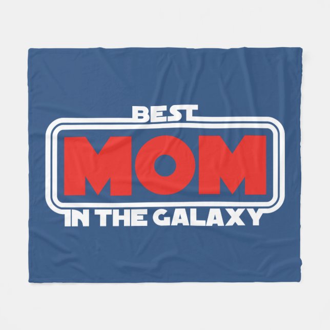 Cobertor De Velo A melhor mãe na Galáxia (Frente (Horizontal))